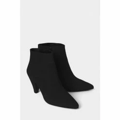 Joe Browns Black Cute Low Suede Boots