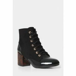 Joe Browns Black Mixed Emotion Ankle Boots -Joe Browns shop unnamed file 1986