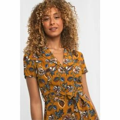 Joe Browns Orange Vintage Mixed Florals Dress -Joe Browns shop unnamed file 200
