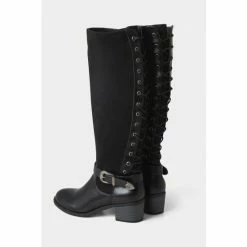 Joe Browns Black Suede And Leather Mix Back Lace Up Boots -Joe Browns shop unnamed file 2005