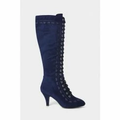 Joe Browns Blue Classy Lace Up Boots -Joe Browns shop unnamed file 2038
