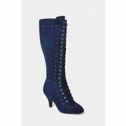 Joe Browns Blue Classy Lace Up Boots -Joe Browns shop unnamed file 2039