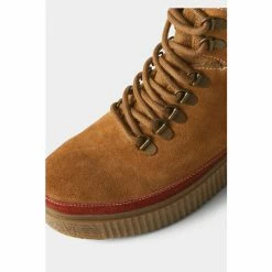 Joe Browns Brown Suede Hiker Style Platform Boots -Joe Browns shop unnamed file 2056