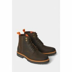 Joe Browns Brown Classic Nubuck Style Lace Up Boots