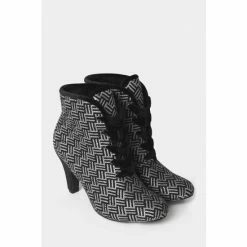 Joe Browns Black Moonlighting Deco Ankle Boots