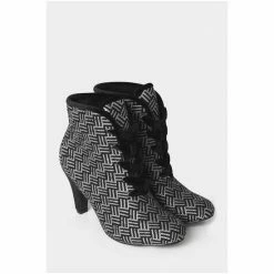 Joe Browns Black Moonlighting Deco Ankle Boots -Joe Browns shop unnamed file 2110