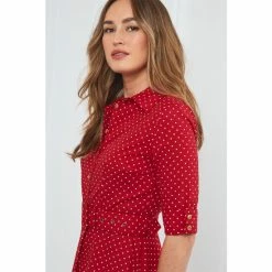 Joe Browns Red The Erin Shirt Dress -Joe Browns shop unnamed file 215