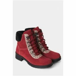 Joe Browns Red A Bold Move Chunky Boots -Joe Browns shop unnamed file 2193