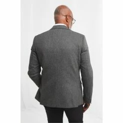 Joe Browns Grey Smart Herringbone Blazer -Joe Browns shop unnamed file 2223