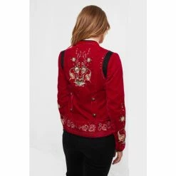 Joe Browns Red Enchanting Embroidered Jacket -Joe Browns shop unnamed file 2229