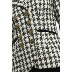 Joe Browns Black Double Breasted Mono Houndstooth Jacket -Joe Browns shop unnamed file 2250