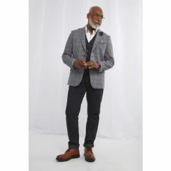 Joe Browns Blue Charming Checked Blazer