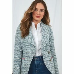 Joe Browns Blue Stylish Shawl Collar Jacket -Joe Browns shop unnamed file 2264