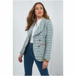 Joe Browns Blue Stylish Shawl Collar Jacket -Joe Browns shop unnamed file 2265
