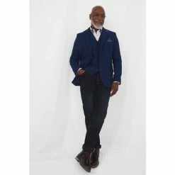 Joe Browns Blue Classy Standout Denim Style Blazer -Joe Browns shop unnamed file 2274