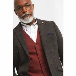 Joe Browns Brown Herringbone Tweed Nep Blazer -Joe Browns shop unnamed file 2296