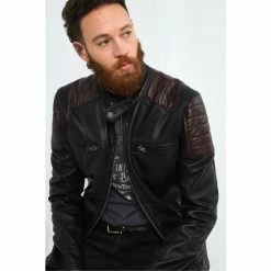 Joe Browns Black Full Throttle Leather Jacket