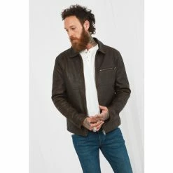 Joe Browns Brown Classic Old School Leather Jacket
