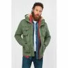 Joe Browns Green Faux Fur Lined Hooded Military Style Jacket