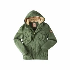 Joe Browns Green Faux Fur Lined Hooded Military Style Jacket -Joe Browns shop unnamed file 2327