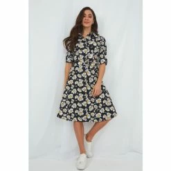 Joe Browns Black The Joni Daisy Shirt Dress