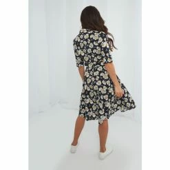 Joe Browns Black The Joni Daisy Shirt Dress -Joe Browns shop unnamed file 235