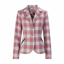 Joe Browns Pink Rose Check Jacket -Joe Browns shop unnamed file 2357