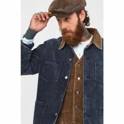 Joe Browns Blue Cord Button Up Workwear Style Jacket -Joe Browns shop unnamed file 2397