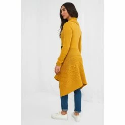 Joe Browns Yellow Asymmetric Buckle Wrap Cardigan -Joe Browns shop unnamed file 2430