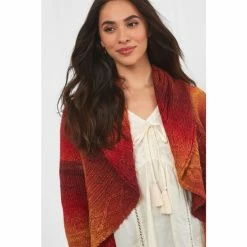 Joe Browns Orange Flame Effect And Design Cable Knitted Cardigan -Joe Browns shop unnamed file 2436