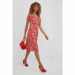 Joe Browns Red Rachel Jersey Dress -Joe Browns shop unnamed file 245