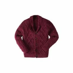 Joe Browns Red Button Up Cable Knit Cardigan -Joe Browns shop unnamed file 2454