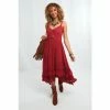 Joe Browns Red Lovely Lace Up Dress