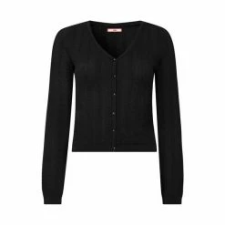 Joe Browns Black Prettiest Pointelle Cardigan -Joe Browns shop unnamed file 2525