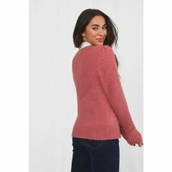 Joe Browns Pink Cute Button Up Knitted Cardigan -Joe Browns shop unnamed file 2529