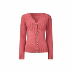Joe Browns Pink Cute Button Up Knitted Cardigan -Joe Browns shop unnamed file 2531