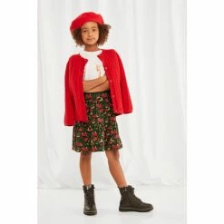 Joe Browns Red Pretty Cable Cardigan