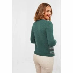 Joe Browns Green Truly Unique Festive Cardigan -Joe Browns shop unnamed file 2613