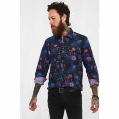 Joe Browns Purple Bright Floral Shirt