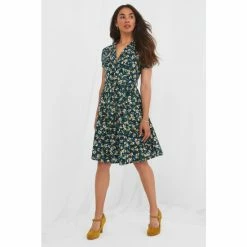 Joe Browns Black Daisy Ditsy Floral Tea Dress