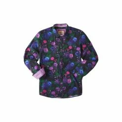 Joe Browns Purple Bright Floral Shirt -Joe Browns shop unnamed file 2651
