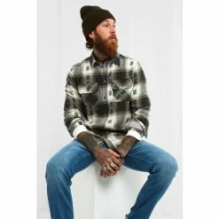 Joe Browns Green Aztec Style Check Shirt