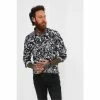 Joe Browns Black Monochrome Floral Shirt