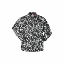 Joe Browns Black Monochrome Floral Shirt -Joe Browns shop unnamed file 2676