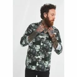 Joe Browns Green Travel Badges Button Up Shirt