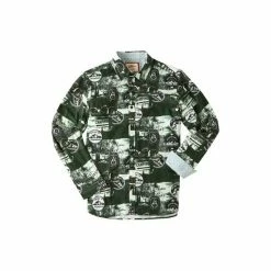 Joe Browns Green Travel Badges Button Up Shirt -Joe Browns shop unnamed file 2708