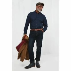 Joe Browns Blue Double Collar Detailed Shirt