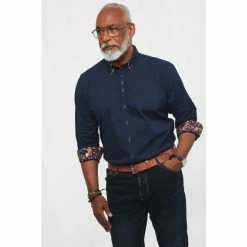 Joe Browns Blue Double Collar Detailed Shirt -Joe Browns shop unnamed file 2723