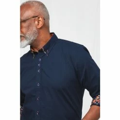 Joe Browns Blue Double Collar Detailed Shirt -Joe Browns shop unnamed file 2725