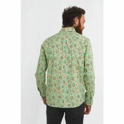 Joe Browns Green Mixed Music Print Shirt -Joe Browns shop unnamed file 2765